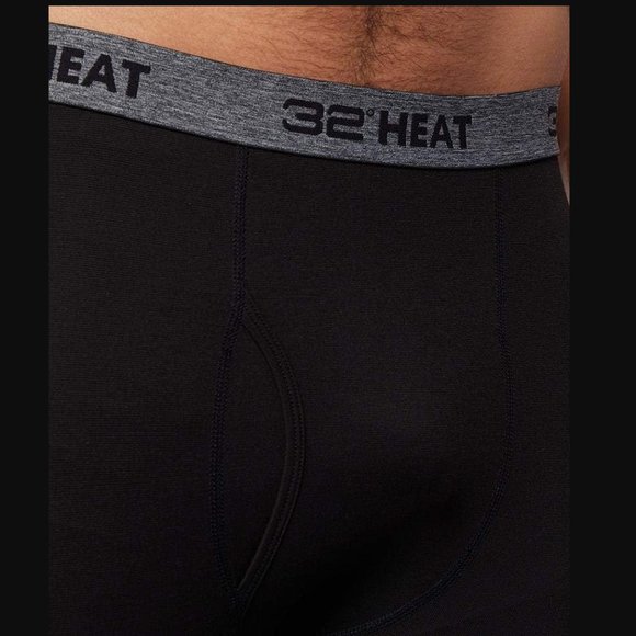 Men's 32 Degrees HEAT Base Layer Pant Black Size Large - Picture 6 of 13